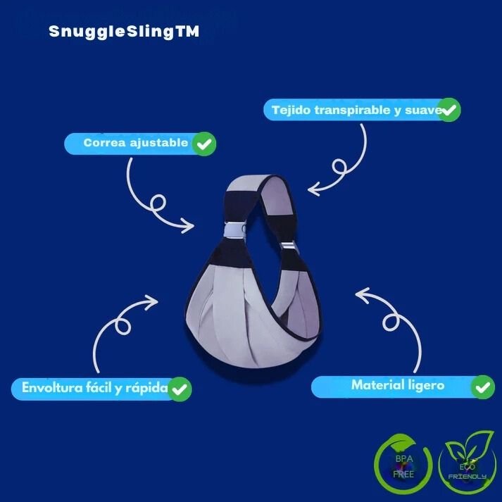 SnuggleSling™ 🍃Porta bebé, más cómodo y práctico +Regalo🎁