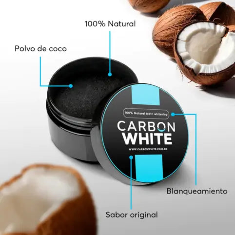 🦷Blanqueador Dental Orgánico Carbón Activado🍃