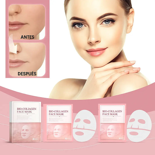 🔥Mascarilla de Colágeno con Efecto Rejuvenecedor Instantáneo🔥