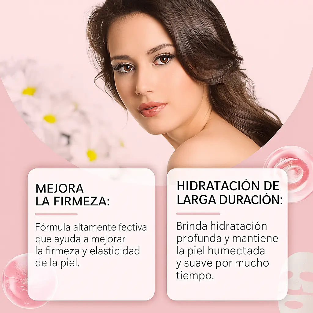 🔥Mascarilla de Colágeno con Efecto Rejuvenecedor Instantáneo🔥