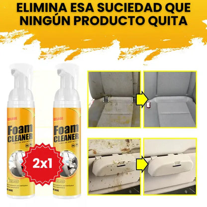 "FOAM CLEANER 2x1" El que da una segunda vida a tu auto